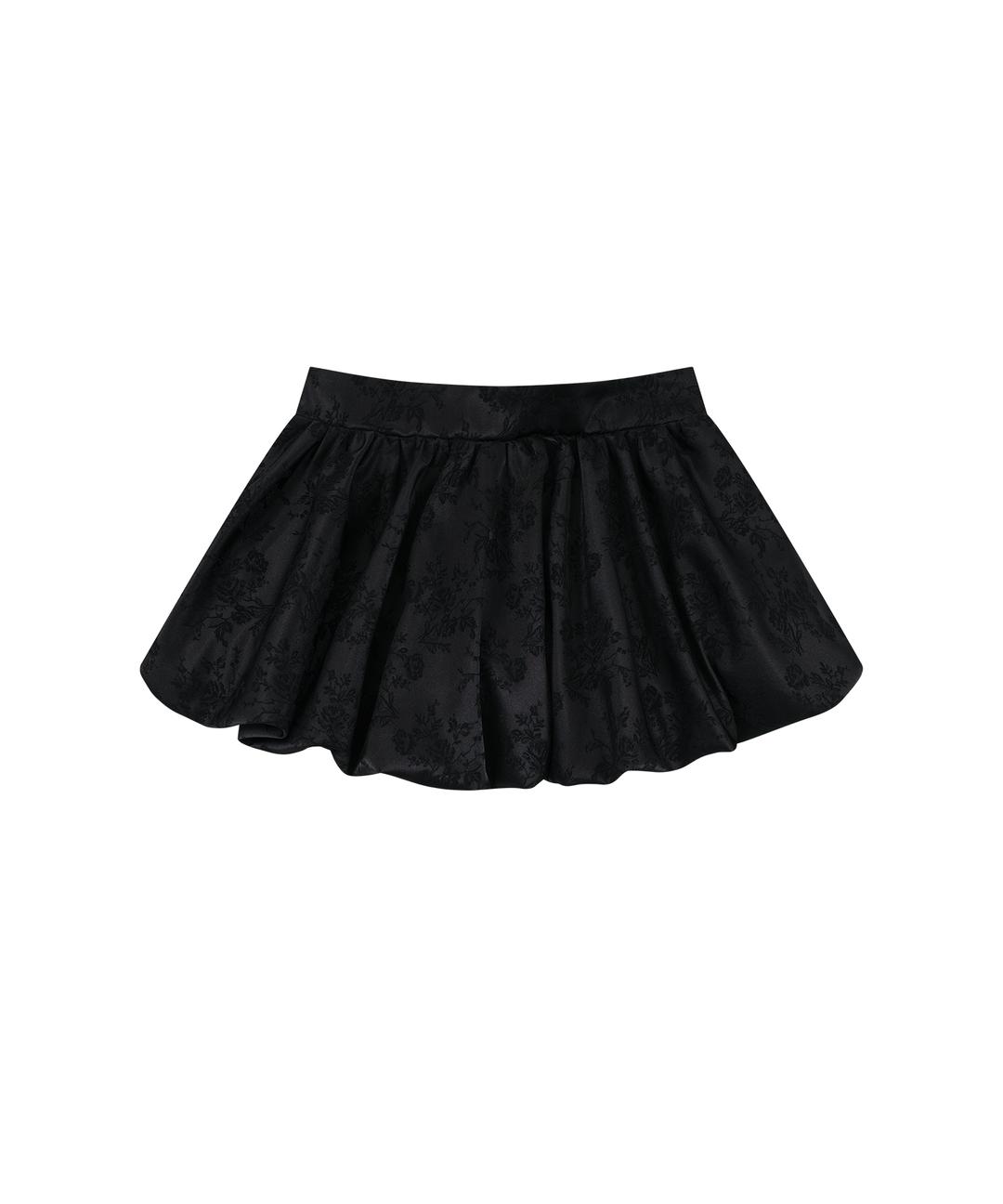 Fairy Ribbon Bubble Skirt Black