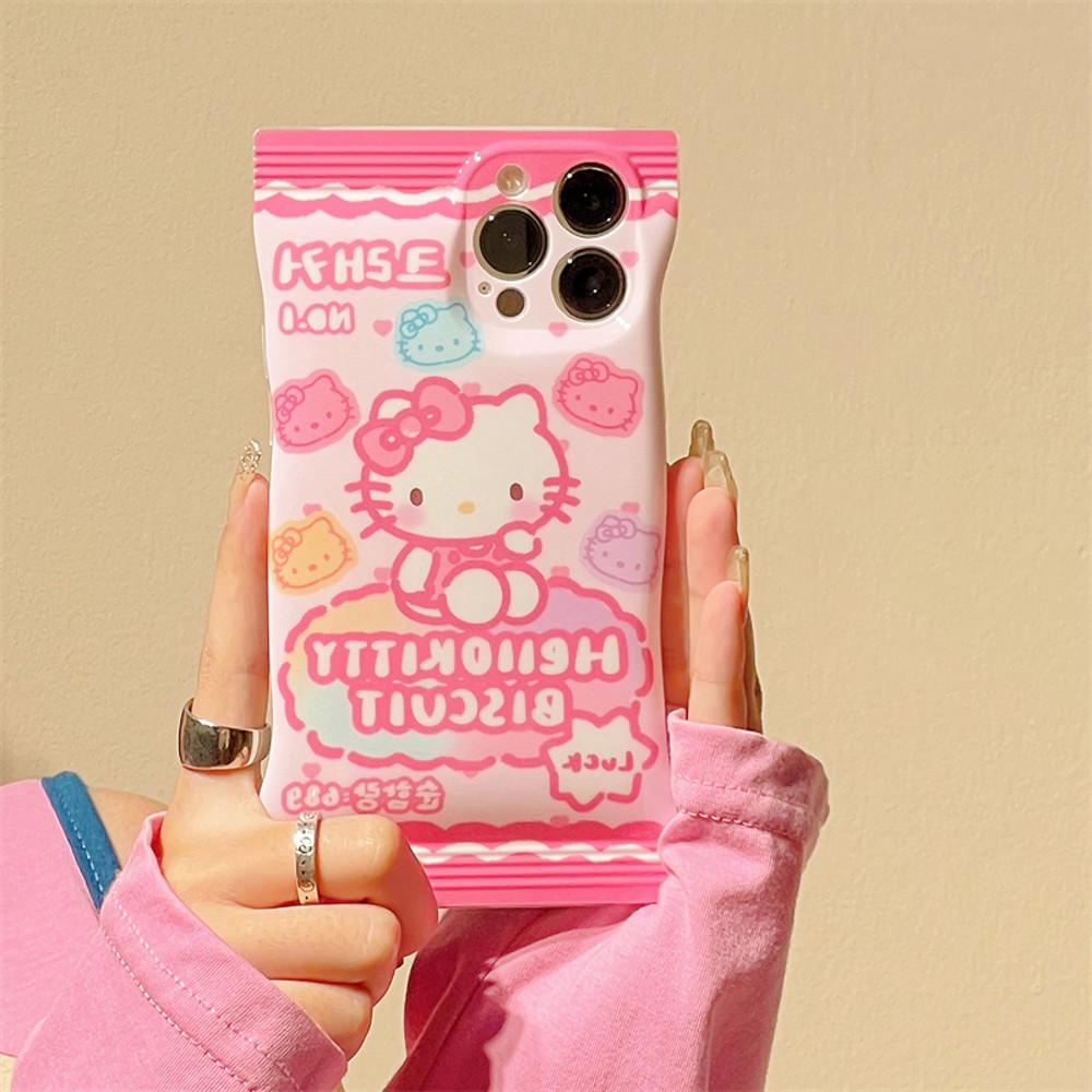 [헬로키티 케이스] 키티 시나모롤 과자 아이폰 케이스 [아곰케이스]
