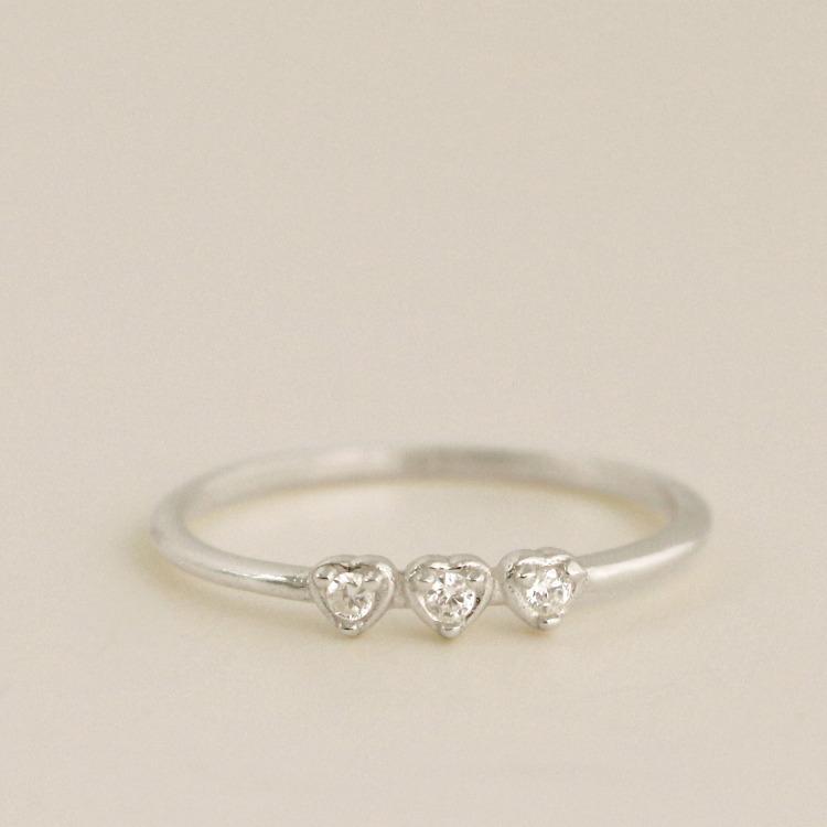 925 Silver Carina Stack Ring/ 카리나