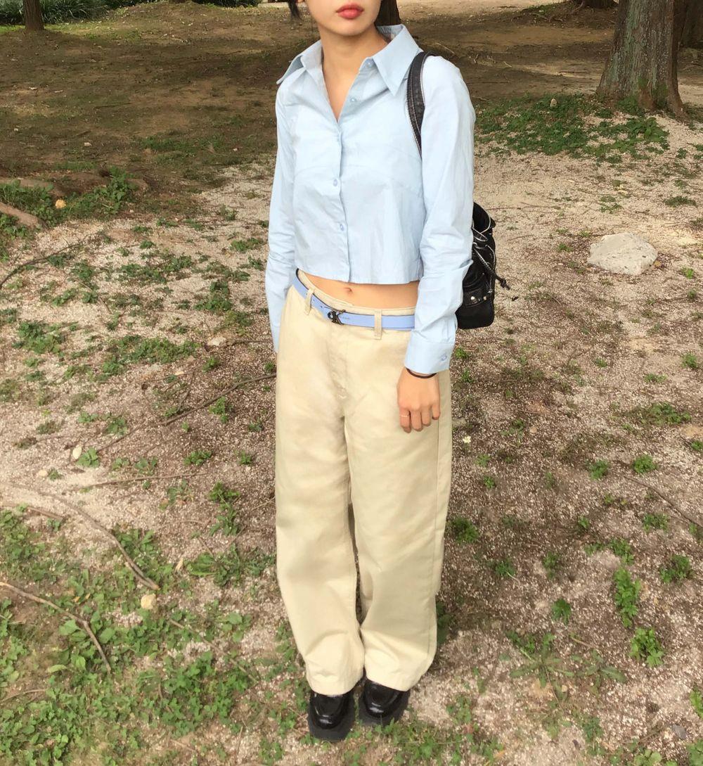 달해 [인기💝] 제니 로우라이즈 세미 와이드 코튼 팬츠(3color)