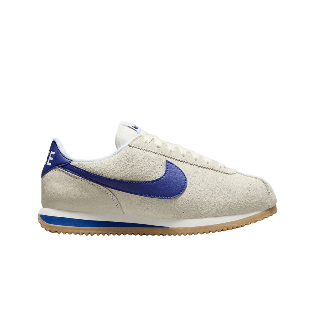 (W) Nike Cortez Athletic Department Pale Ivory Deep Royal Blue