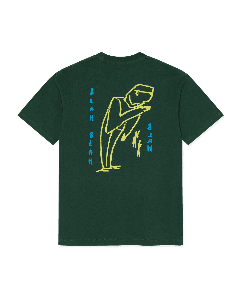 Blah Blah Blah Tee Dark Green