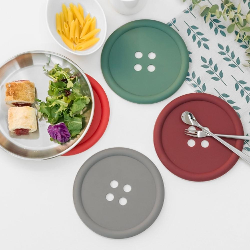 실리콘 단추 냄비받침 주방용품 냄비손잡이