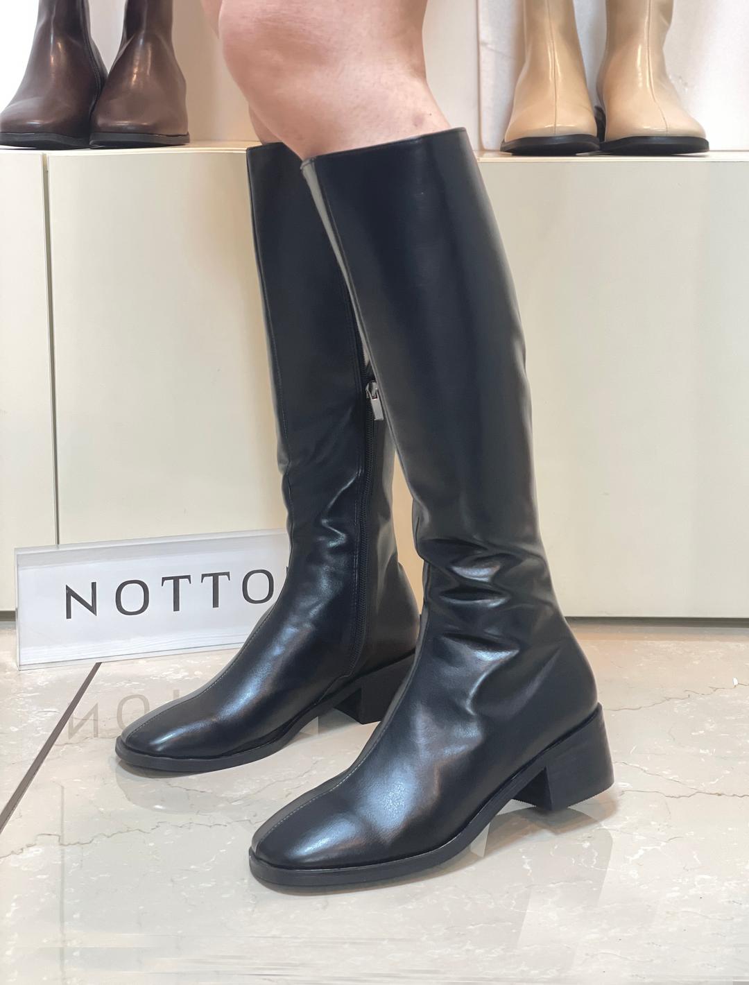 에디션 프리미엄 스퀘어 롱부츠 3cm (a2N2011)