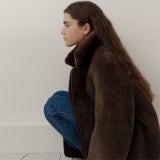 블랭크 블랭크03 wool shearing reversible half coat