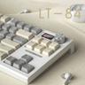 LANGTU LT-84 유무선 기계식 키보드 RGB 84키 미니 디스플레이 회전 노브키