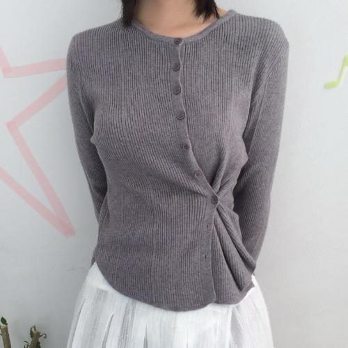 (5 C ᵒ l o🅡) 히든 버튼 골지 가디건