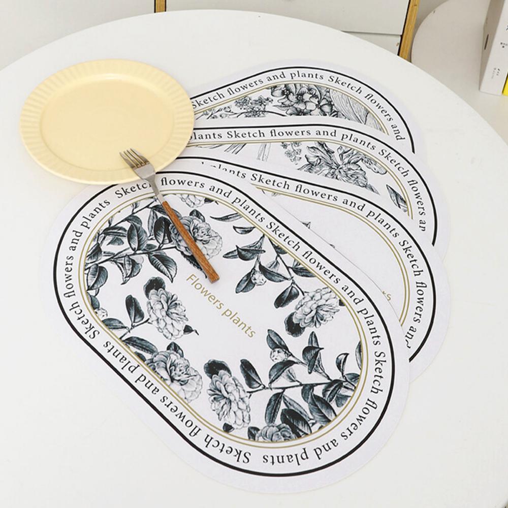 가죽 식탁매트 테이블매트 방수 북유럽