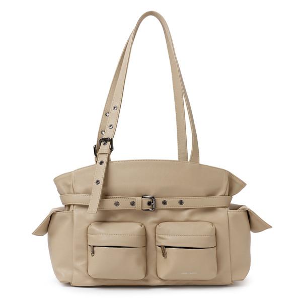 코르셋백 pocket corset bag M nappa milktea