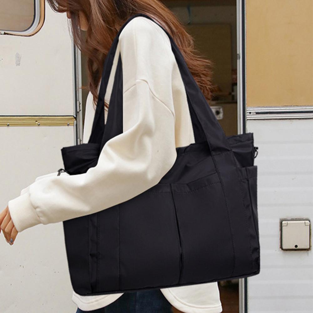 나일론 대형 에코백 빅 크로스 숄더 백 큰 보부상 가방 4컬러