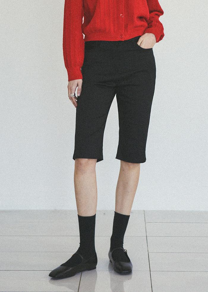 Every Day Comfort Biker Short Pants_CTB517(Black)
