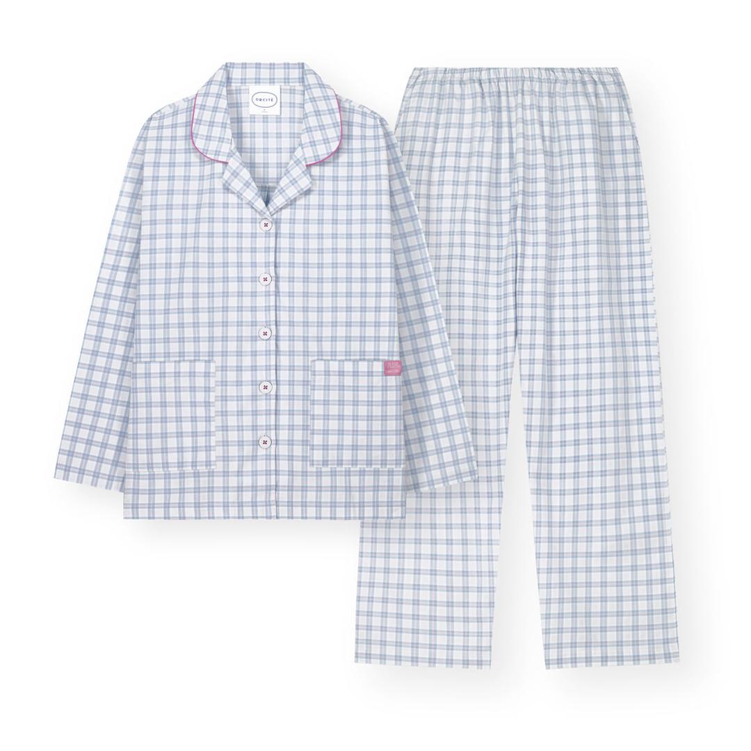 여성 H108 라포르트 긴소매 파자마 세트