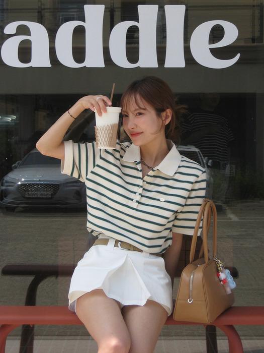 ANC STRIPE RUGBY HALF T-SHIRT_IVORY
