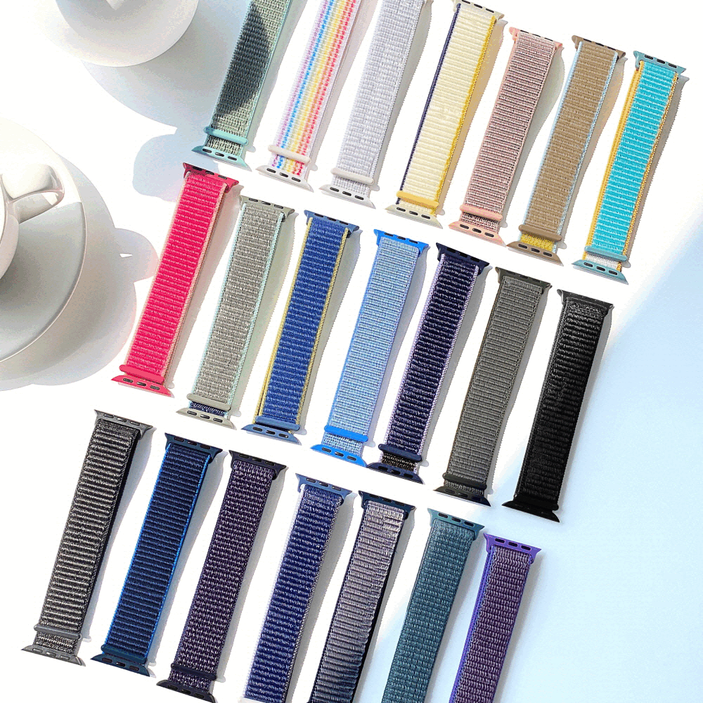 [오늘출발✅특가]애플워치 스포츠 루프 스트랩 7 6 5 SE 세대 24컬러