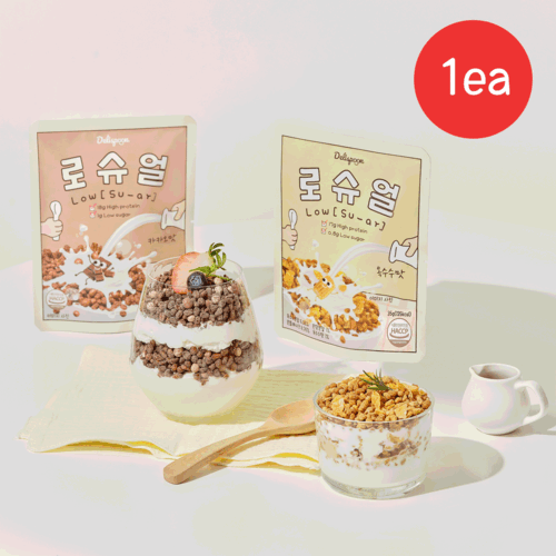 저당 고단백 시리얼 로슈얼 1EA (카카오맛 & 옥수수맛)