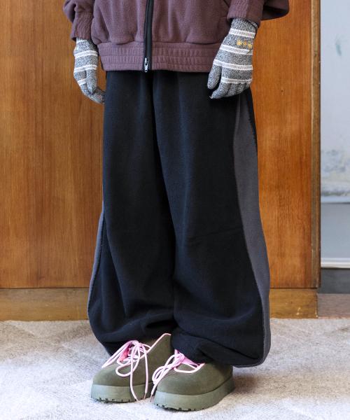 GP153 세미 벌룬 플리스 팬츠 (BLACK)