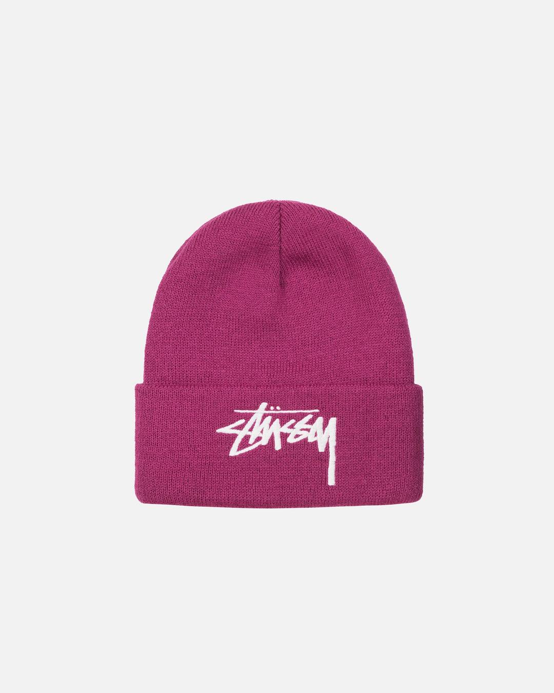 BIG STOCK CUFF BEANIE - Plum / ONE SIZE