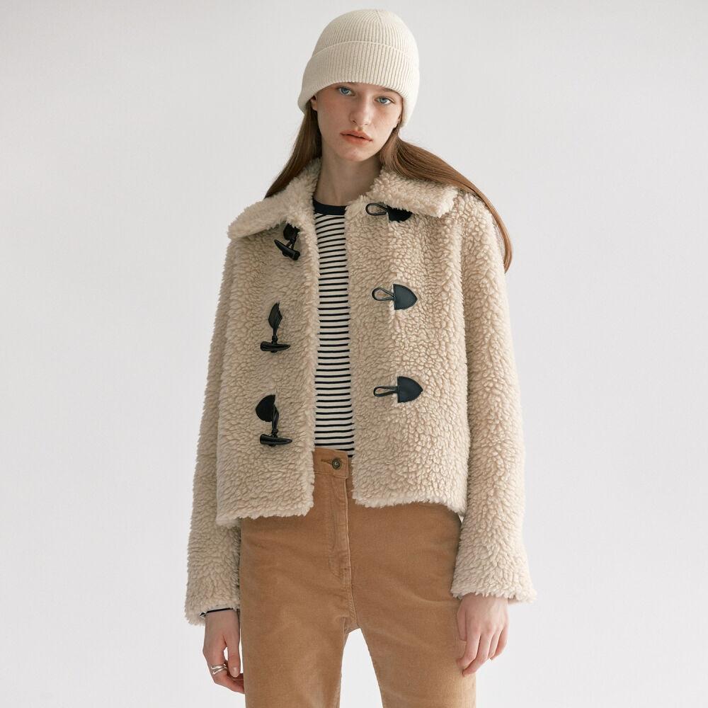 TOGGLE ECO FLEECE MUSTANG JACKET_IVORY [U2W0F860/13]