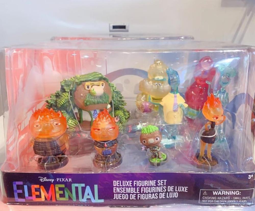 넷스 상하이 디즈니 엘리멘탈 세트 피규어 굿즈 고퀄 엠버루멘 웨이드 리플 버니 루멘 - 위시버킷