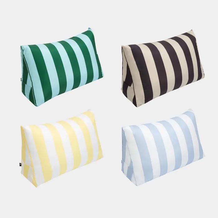 논더스트 볼드 스트라이프 삼각 등쿠션 커버 4colors