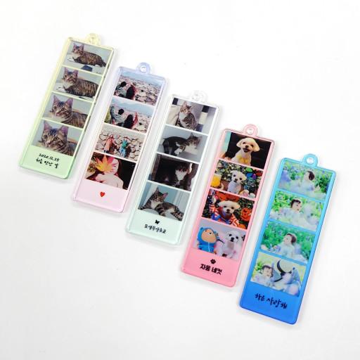 와우박스 주문제작 포토 사진네컷 양면 아크릴키링