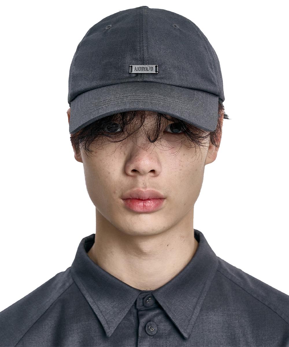 Wool Blend Basic Cap [CHARCOAL]