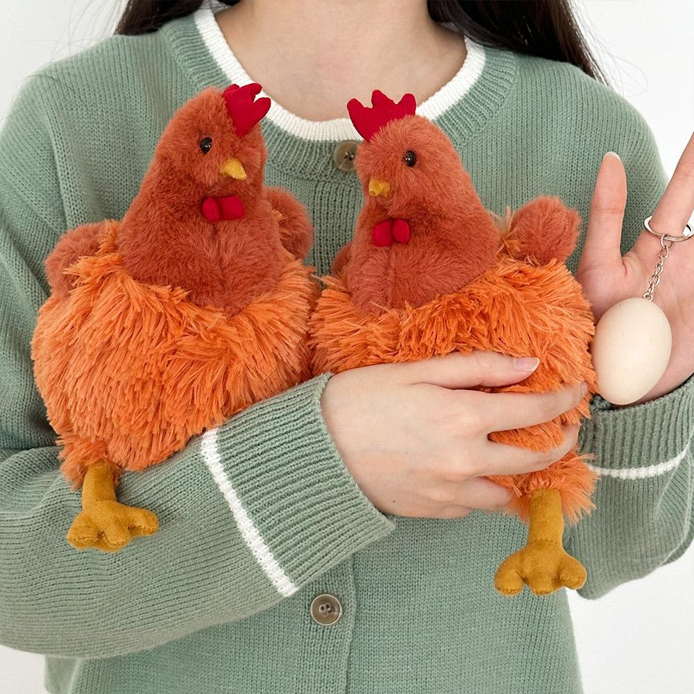 꼬꼬댁 반려 닭인형 달걀 키링증정 특별한 동물 애착인형