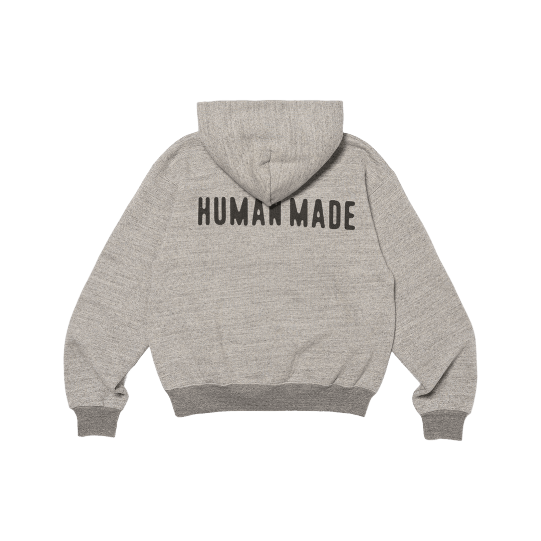 Human Made Zip-Up Hoodie Gray