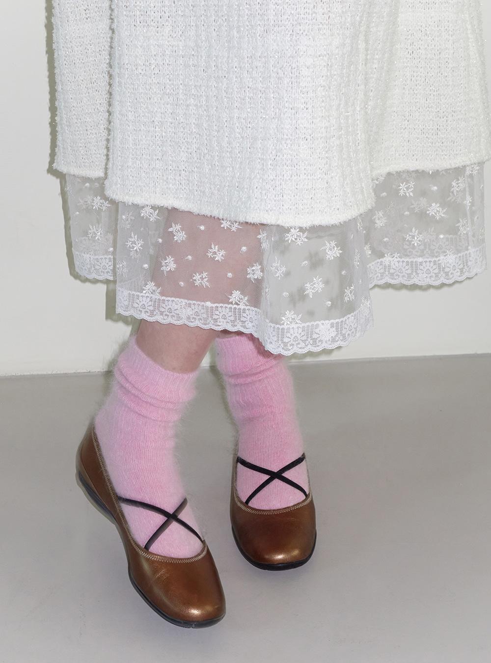 Lace layered dress. Ivory