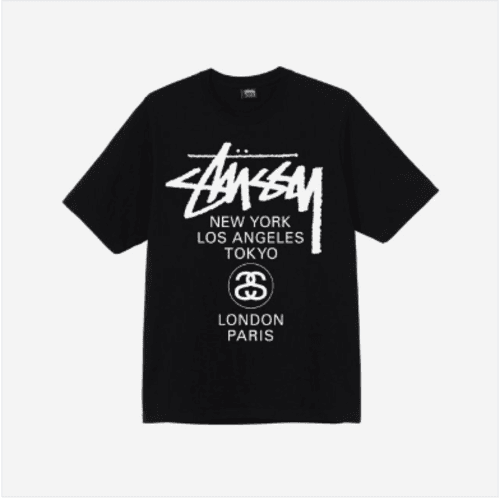 스투시 월드투어 티셔츠 2023 162501
