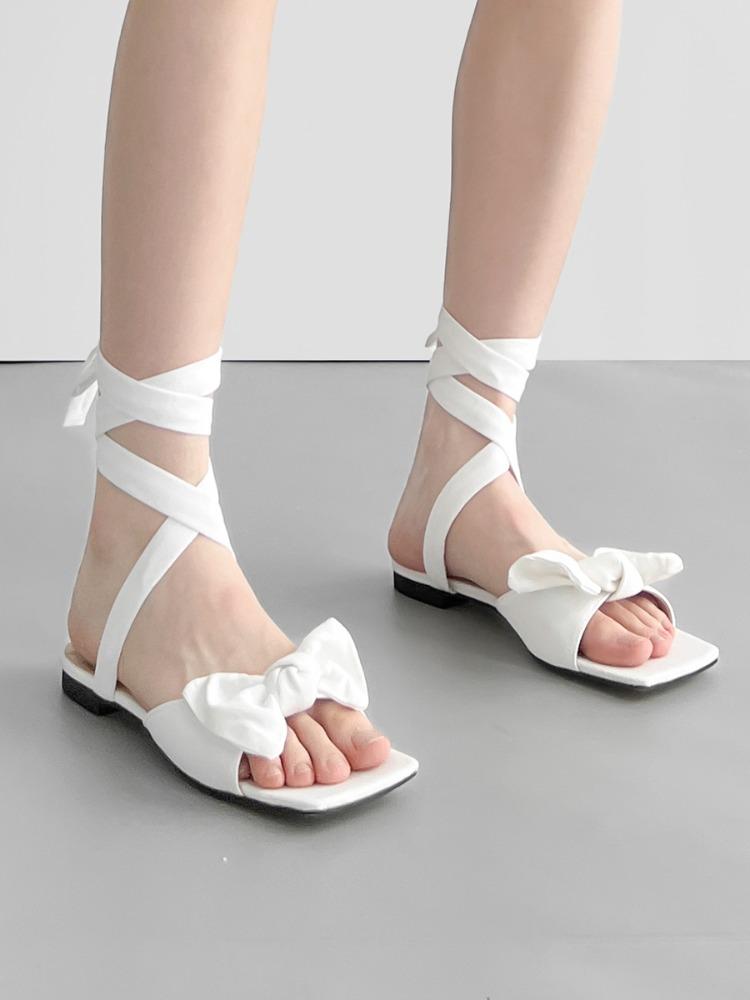 1043 리본 스트랩 슈즈 (2cm)