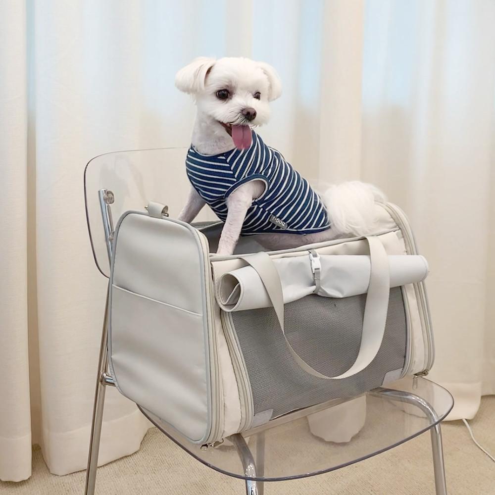 펫케어 스위트백 폴딩 위로열림 이동장 고양이 강아지 이동가방