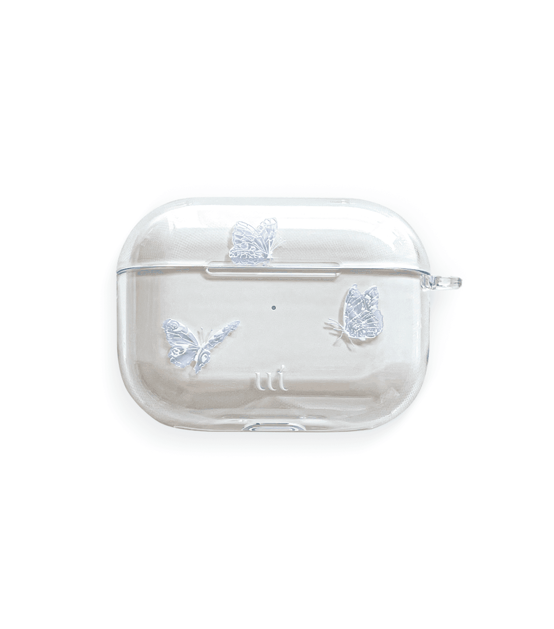 나비 실루엣 에어팟케이스