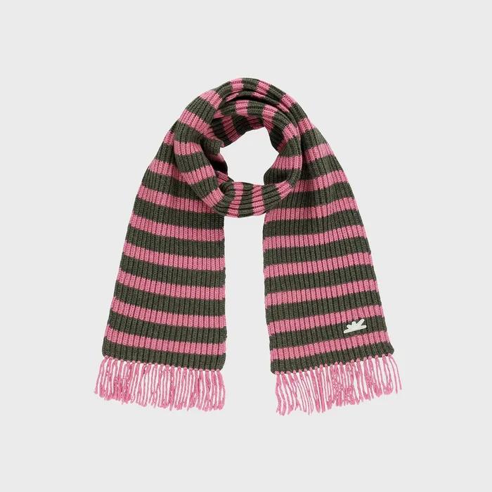 Merry Stripe Muffler Pink