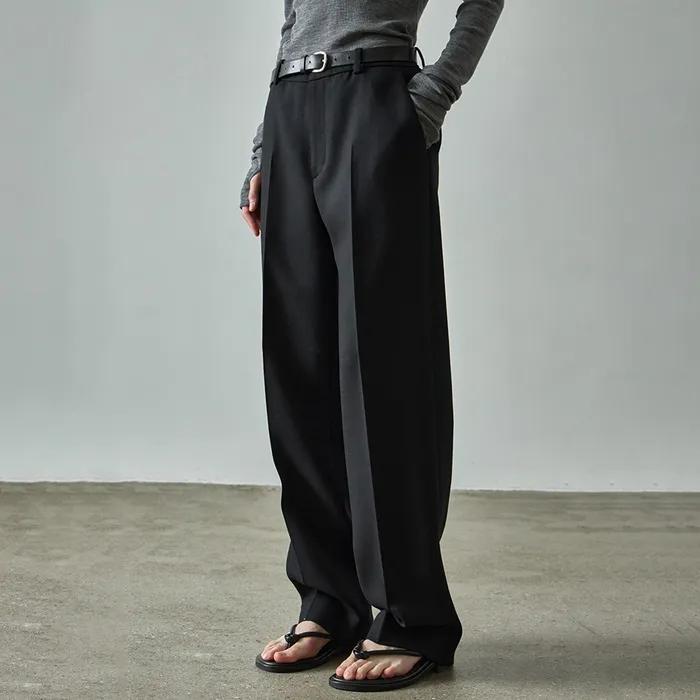 타임리스 테이퍼드 팬츠_black