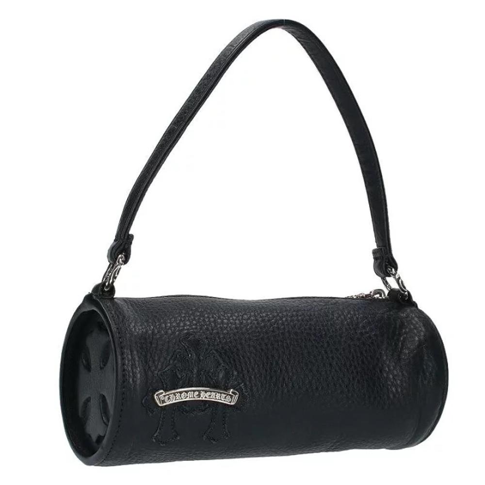 정품 새상품 크롬하츠 가방 원형 호보백 숄더백 블랙 가죽 재고한개 바로배송﻿﻿﻿[관부가세포함]