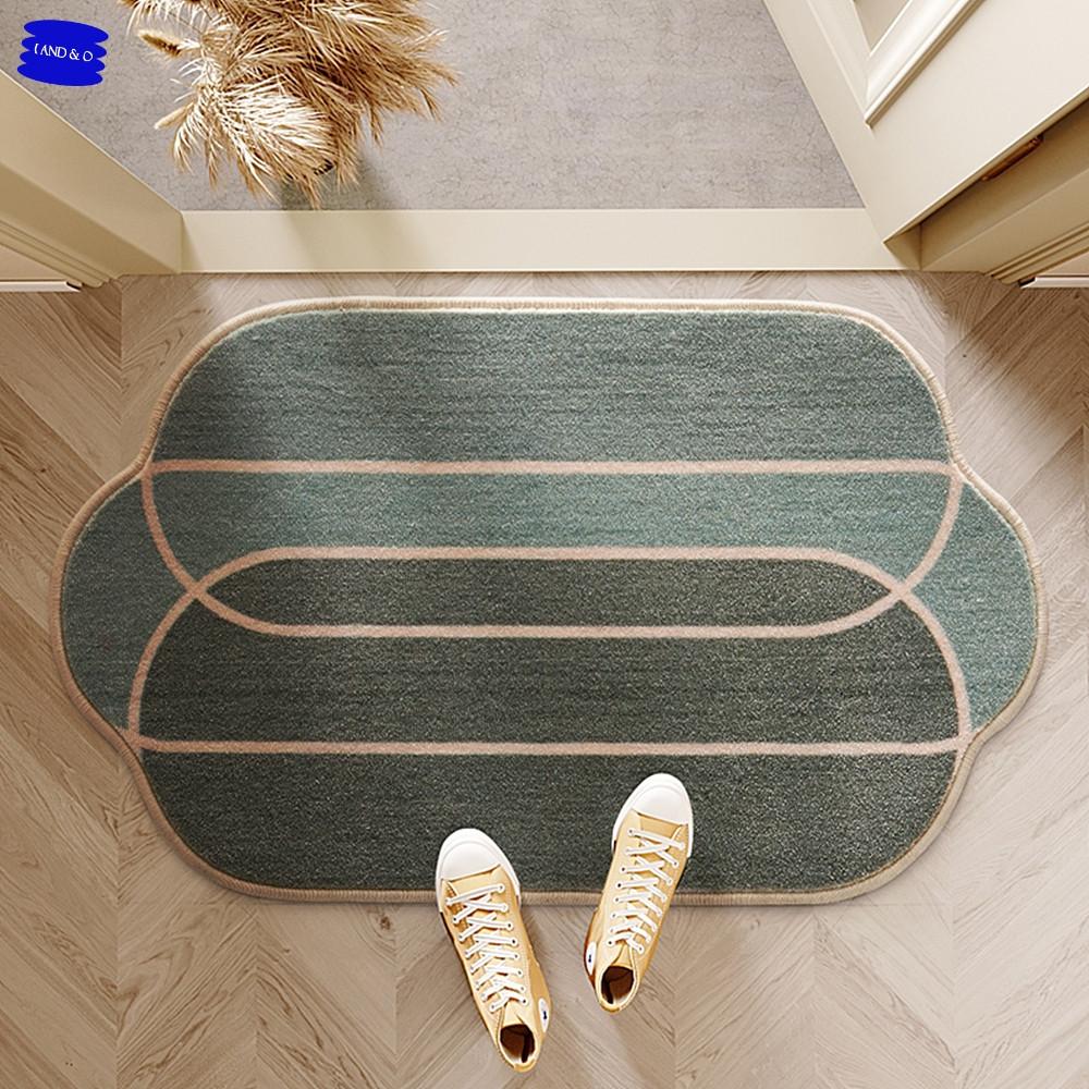 3TYPE 북유럽 벨벳 카펫트 고급 발매트 웰컴 도어매트