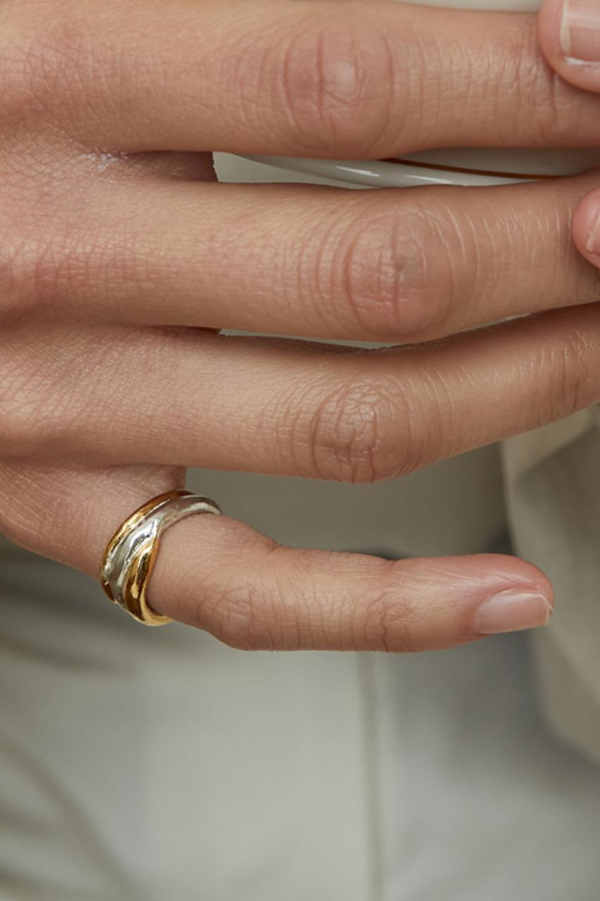 MORRY THREE RING 애끼반지 (1-3호) (silver925/18K gold plated)