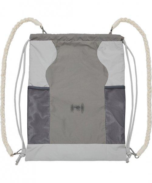 ★FLARE UP★ Wave Handmade Gym Sack Gray FL724 FLAREUP】Wave Handmade Gym Sack | OUR BRAND,FLAREUP