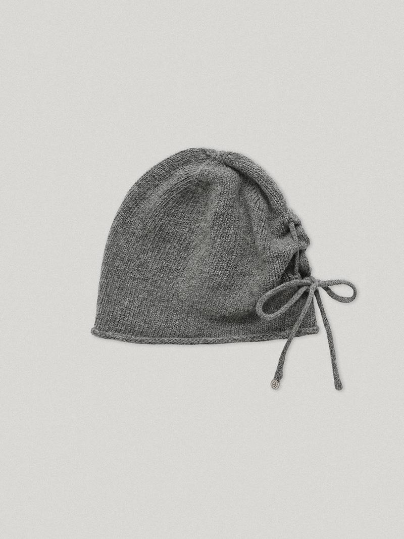 Pollu Wholegarment Knit Hat Gray (2nd)