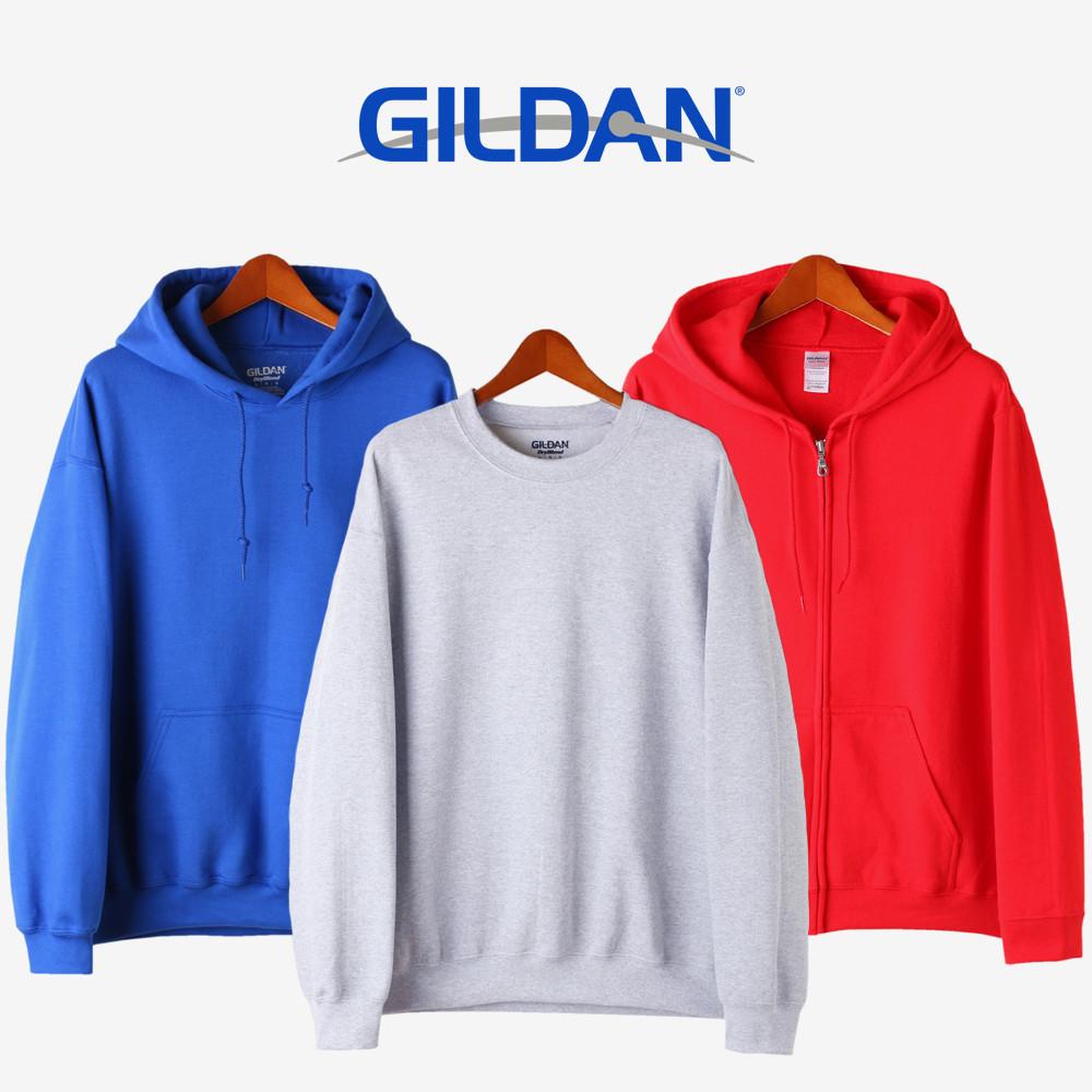 길단 USA핏 아시안핏 기모 무지 맨투맨 후드티 후드집업