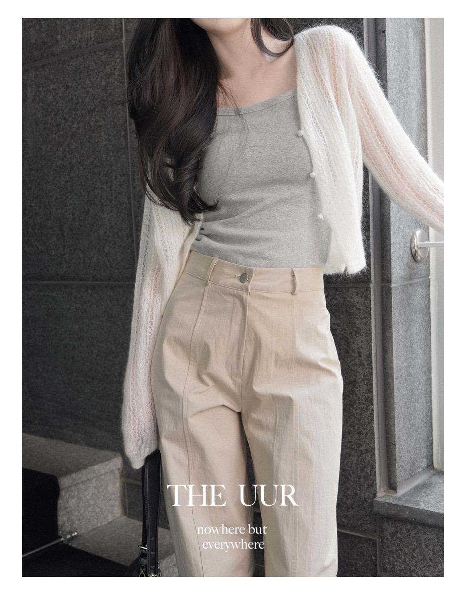 [strap_set] uur petal flake cardigan [ivory]