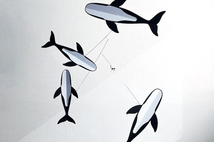 Flying Whales. 고래모빌(대왕고래) - 완성품