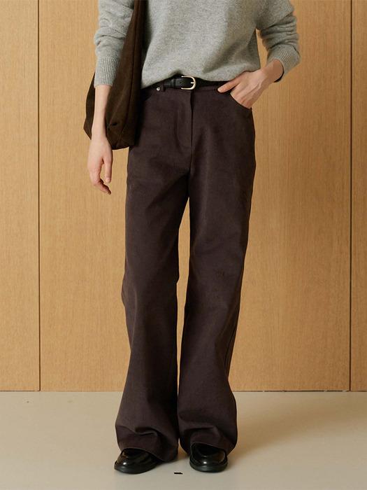 Brown Washed Denim