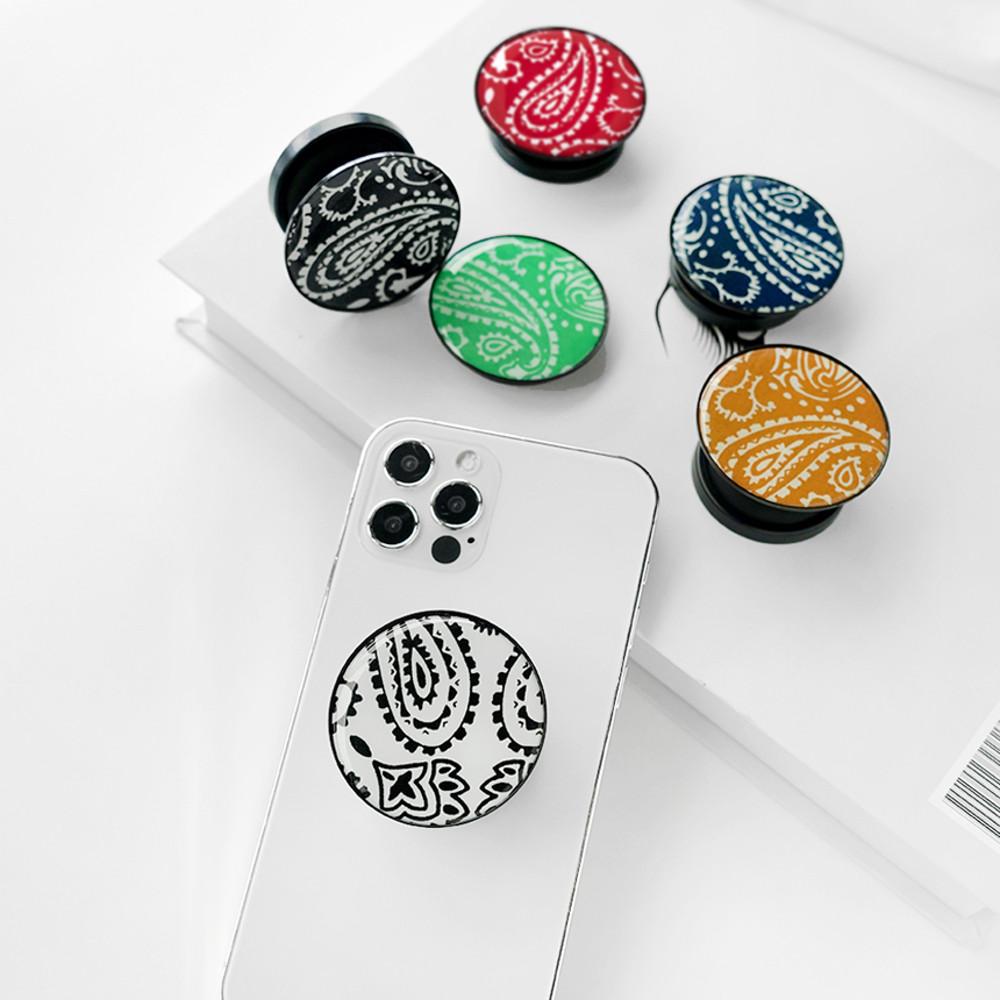 그립톡 빅원형 페이즐리 정품 핸드폰그립톡