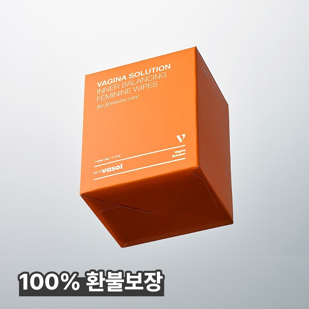 🌟3+1 자사몰 단독 기획🌟 바솔 이너밸런싱 페미닌 티슈(15매)
