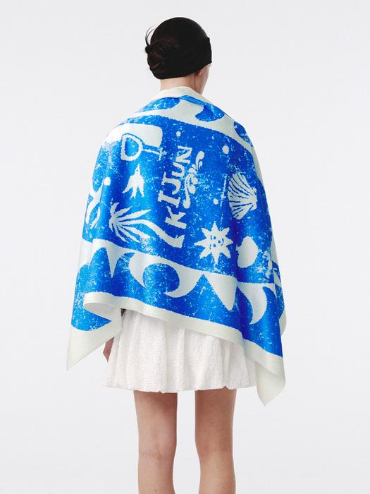 Le Soleil Beach Towel Blue