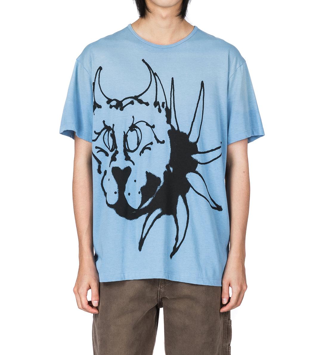 MIKA TEE WASHED BLUE - XL