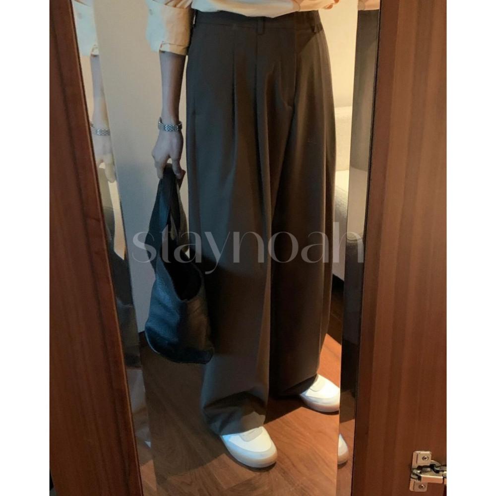 (곤S당일) overtake 오버테이크 시몬 팬츠 핀턱 와이드 일자 슬랙스 (3c)