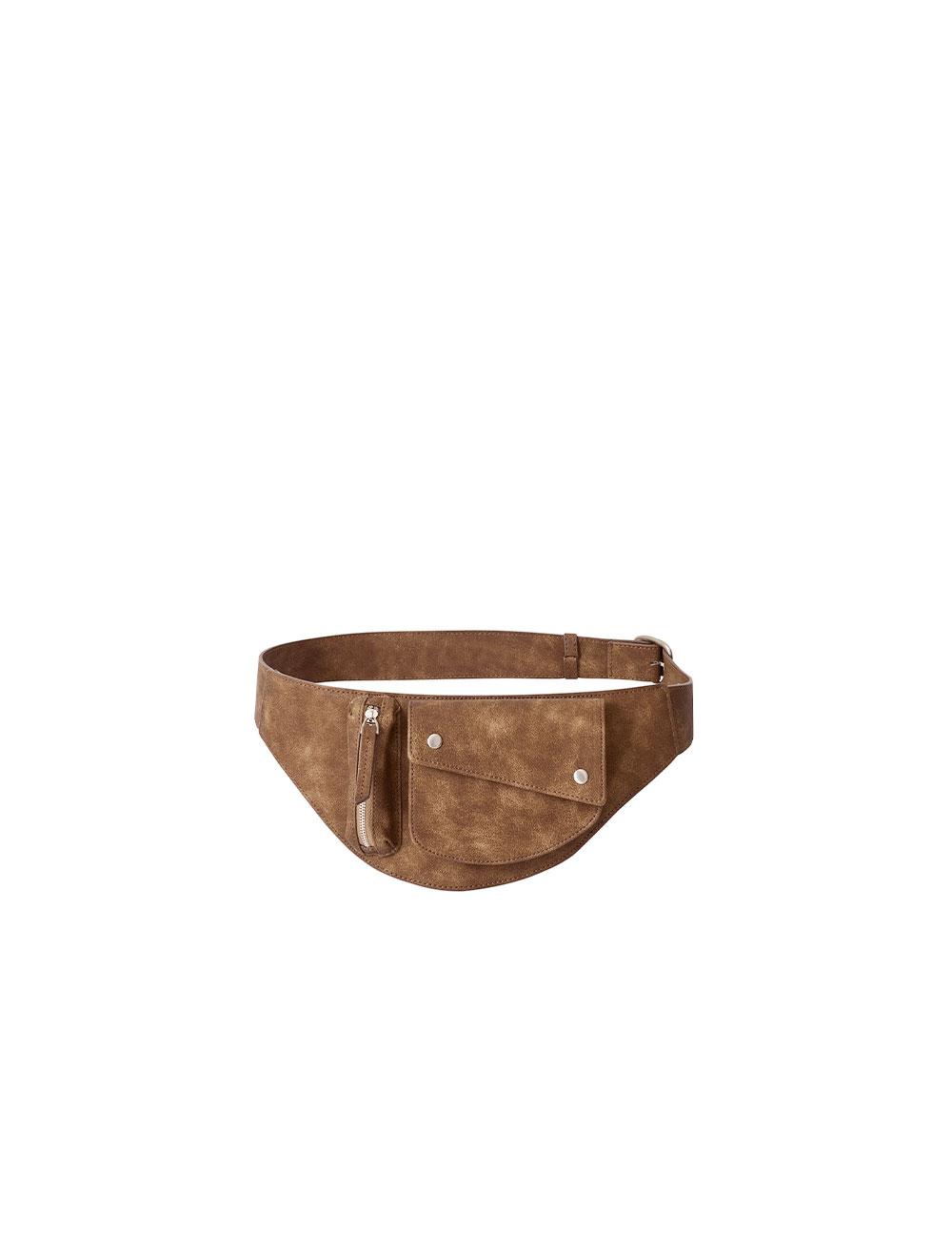 BULLET BELT BAG [Dark Brown]
